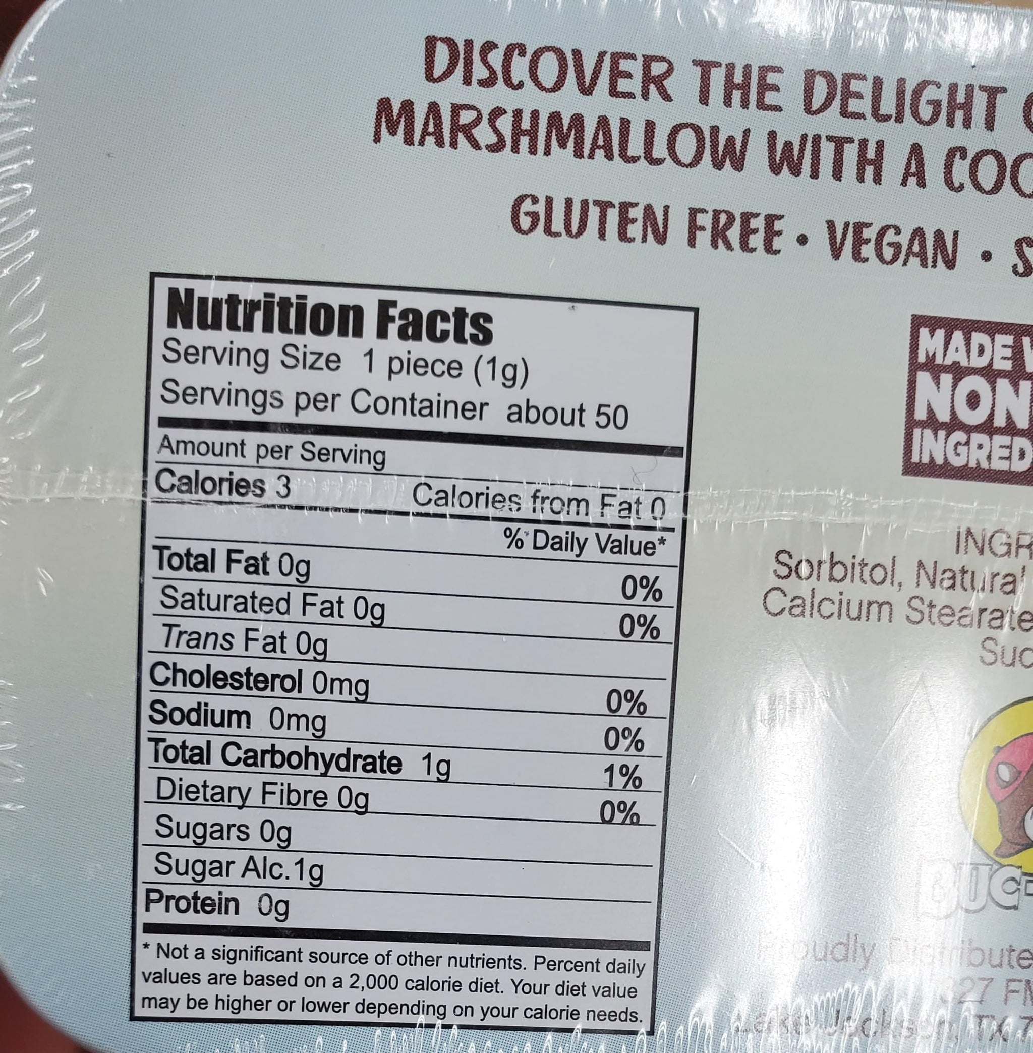 Buc-ee's 2025 Gluten Free & Sugar Free Mints - 50 mints Tin Can, Pack of 5 Non-GMO - Vegan - Soy Free - Natural Flavor (Marshmallow)