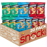 PopCorners Popped Corn Snacks, Core 3 Flavor Variety Pack, 1 Ounce (Contains 20 Packets) (Packaging May Vary), Kosher