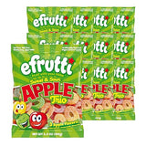 efrutti Apple Rings Trio, Gummy Candy, Vegan, 12 Bags, 3.5 oz Each