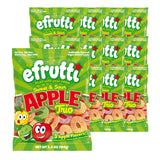 efrutti Apple Rings Trio, Gummy Candy, Vegan, 12 Bags, 3.5 oz Each