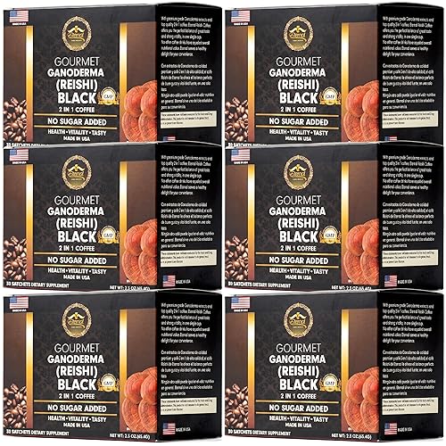 Eternal Spirit Beauty Asian Black Coffee Singles, 30 Packets (0.07 oz) - Instant Black Coffee, Bold Roast Flavor, Travel-Friendly Single Serve