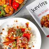 Kevin's Natural Foods Paleo Simmer Sauce Variety Pack - Stir-Fry Sauce, Gluten Free, No Preservatives, Non-GMO - 3 Pack (Orange/Kung Pao/Honey Garlic)