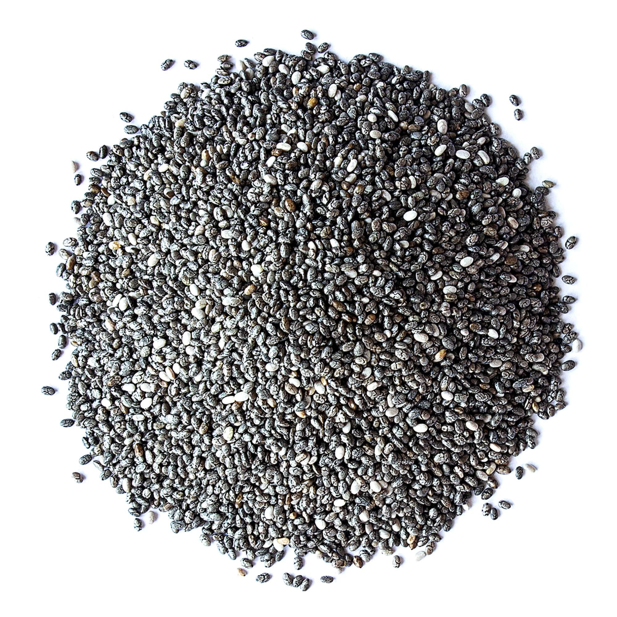 Food to Live - Organic Black Chia Seeds, 2 Pounds - Non-GMO, Whole, Sproutable, Vegan, Kosher, Keto, Sirtfood, Bulk