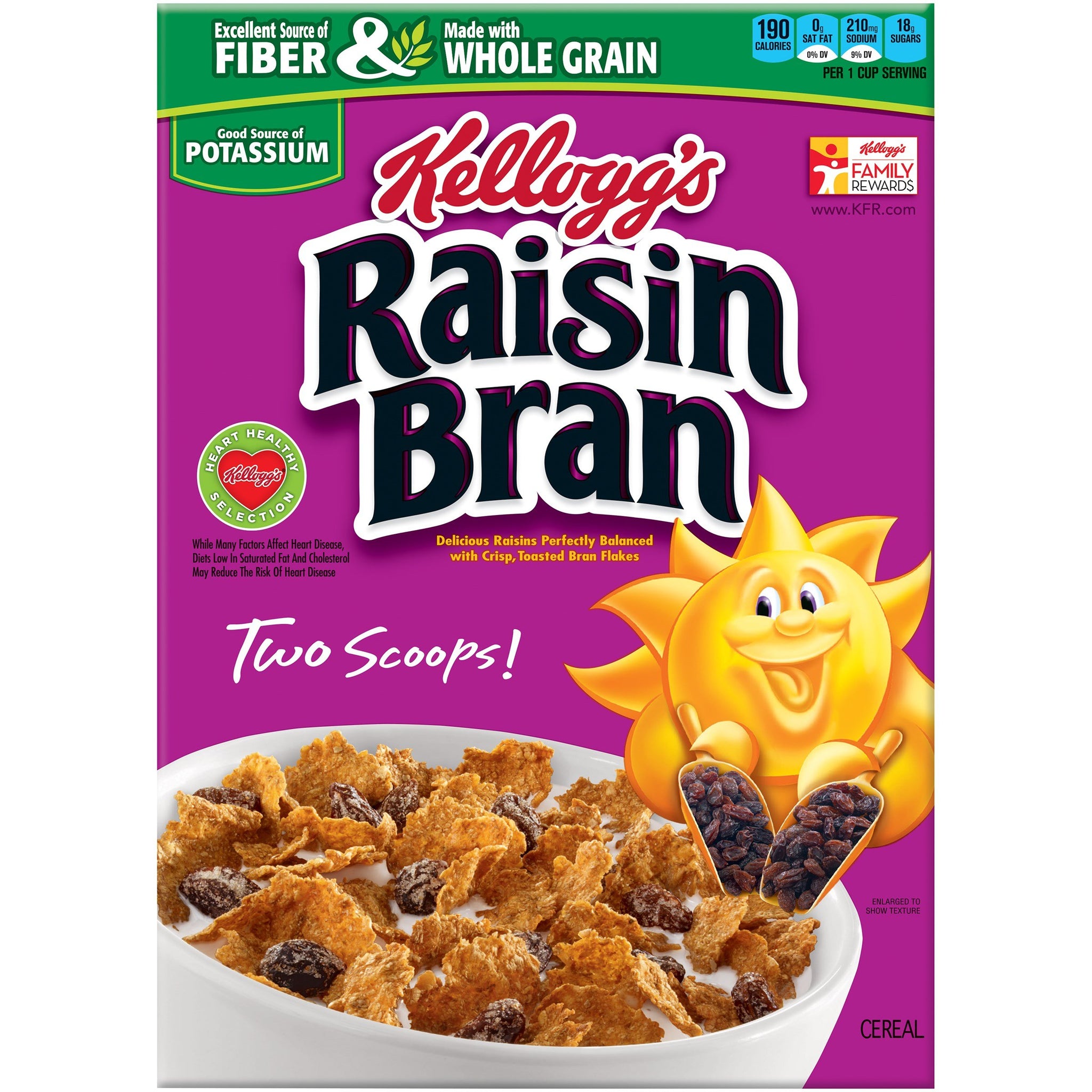 Kellogg's Raisin Bran Cereal 18.7 oz (Pack of 12)