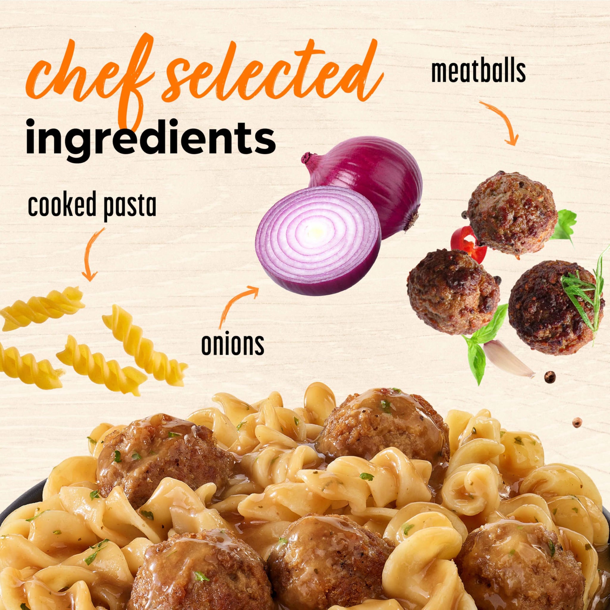 Lean Cuisine Frozen Meal Swedish Meatballs, Protein Kick Microwave Meal, Microwave Swedish Meatball Dinner, Frozen Dinner for One