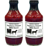 Amish Made BBQ Sauce 16 oz. Jar 2pack (Raspberry Chiptole)