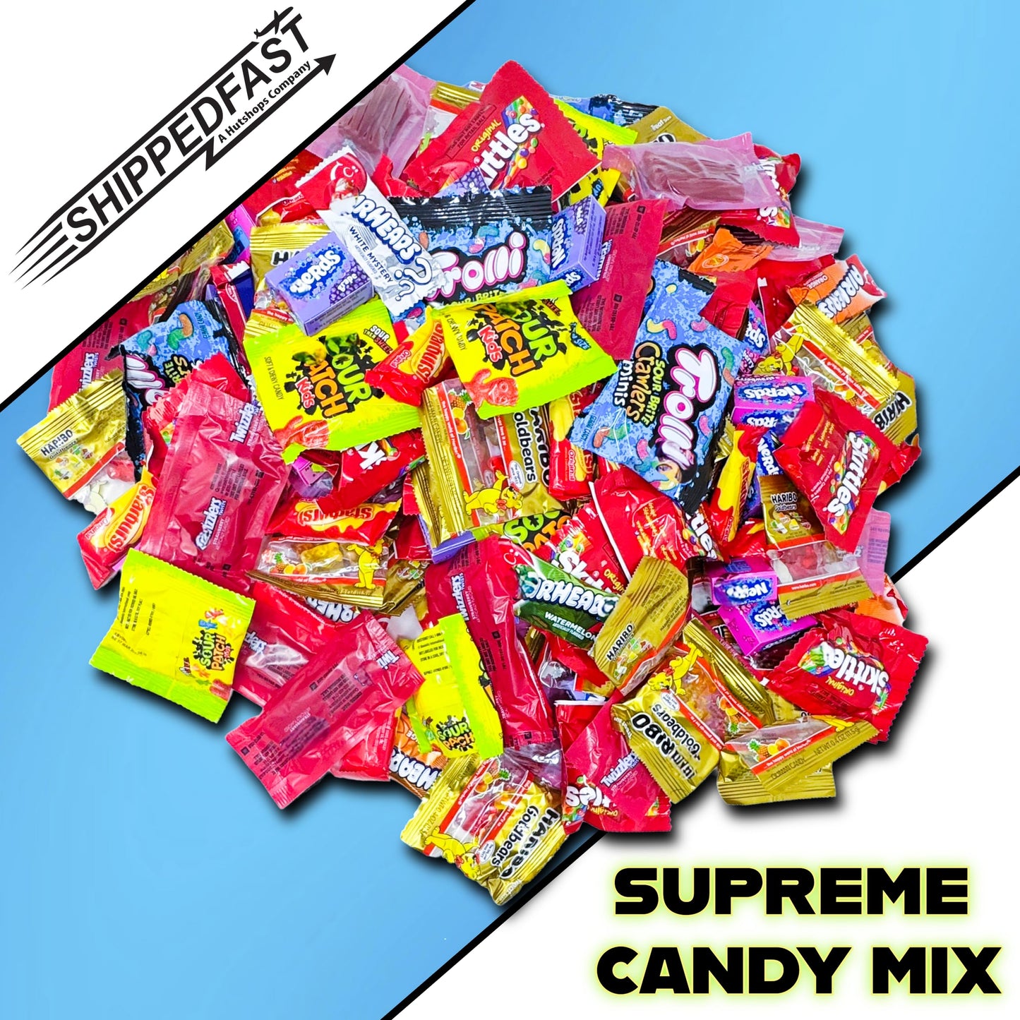 Candy Mix Variety Pack Bulk Assorted Chewy Individually Wrapped Bag of Candy for Pinata Stuffers, Goodie Bags, Birthday Parties, Kids' Treats & Party