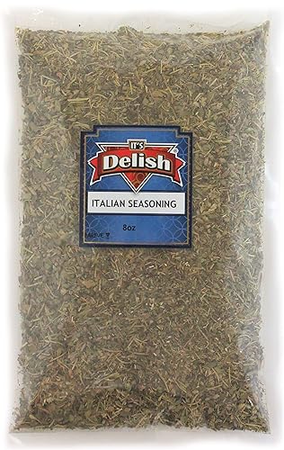 Gourmet Italian Seasoning By It's Delish - 8 OZ Bulk Bag - All Natural Blend of Dried Herbs - Aromatic Italian Seasoning