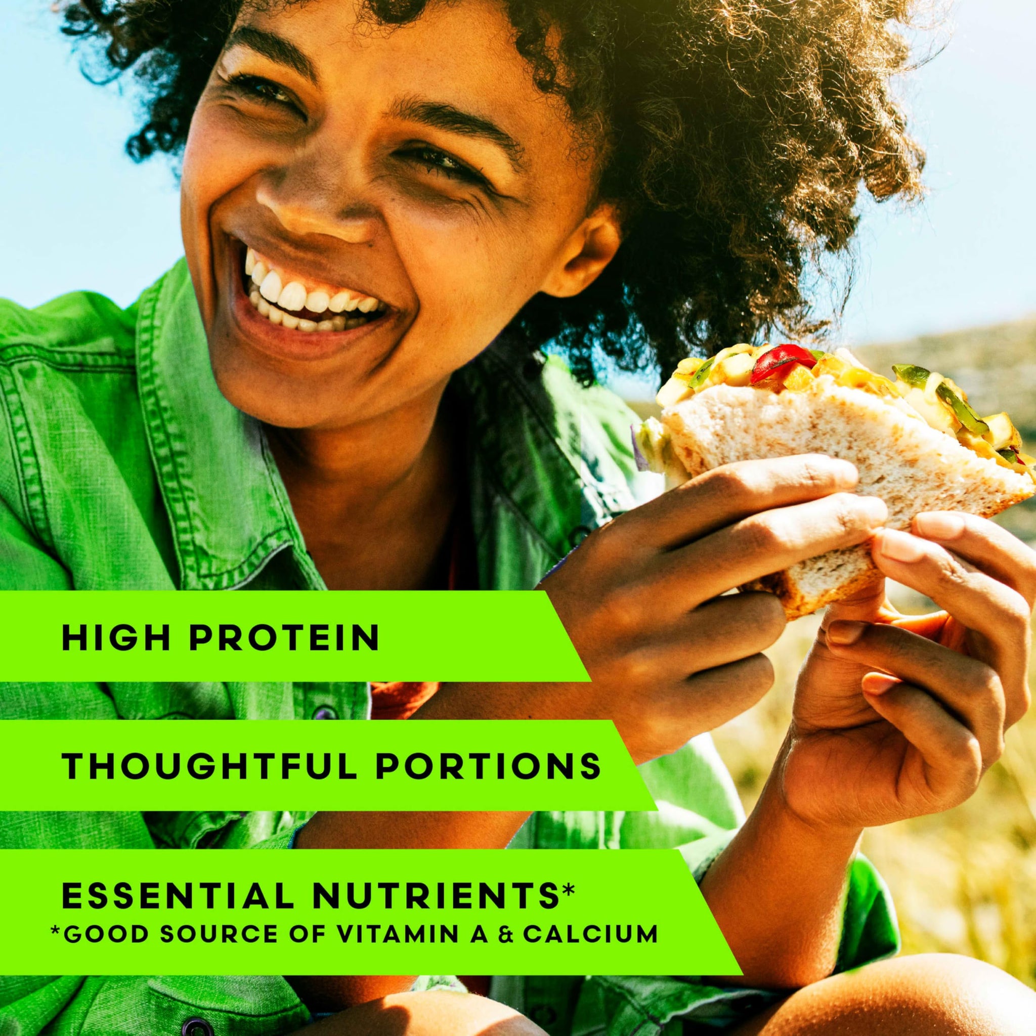 Vital Pursuit Southwest Style Chicken Fajita Sandwich Melt, High Protein Glp-1 Frozen Meal