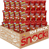 Cheetos Fantastix Flamin' Hot Flavored Potato and Corn Snacks, 1 Ounce (Pack of 104)