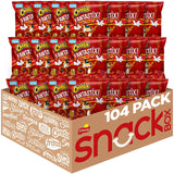 Cheetos Fantastix Flamin' Hot Flavored Potato and Corn Snacks, 1 Ounce (Pack of 104)