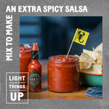 TABASCO Brand Scorpion Sauce, Fiery & Intense Hot Sauce, Glass Bottle, Bold & Hot, Scorpion Pepper, Guava, & Pineapple Blend, Great on Tacos & More, 5