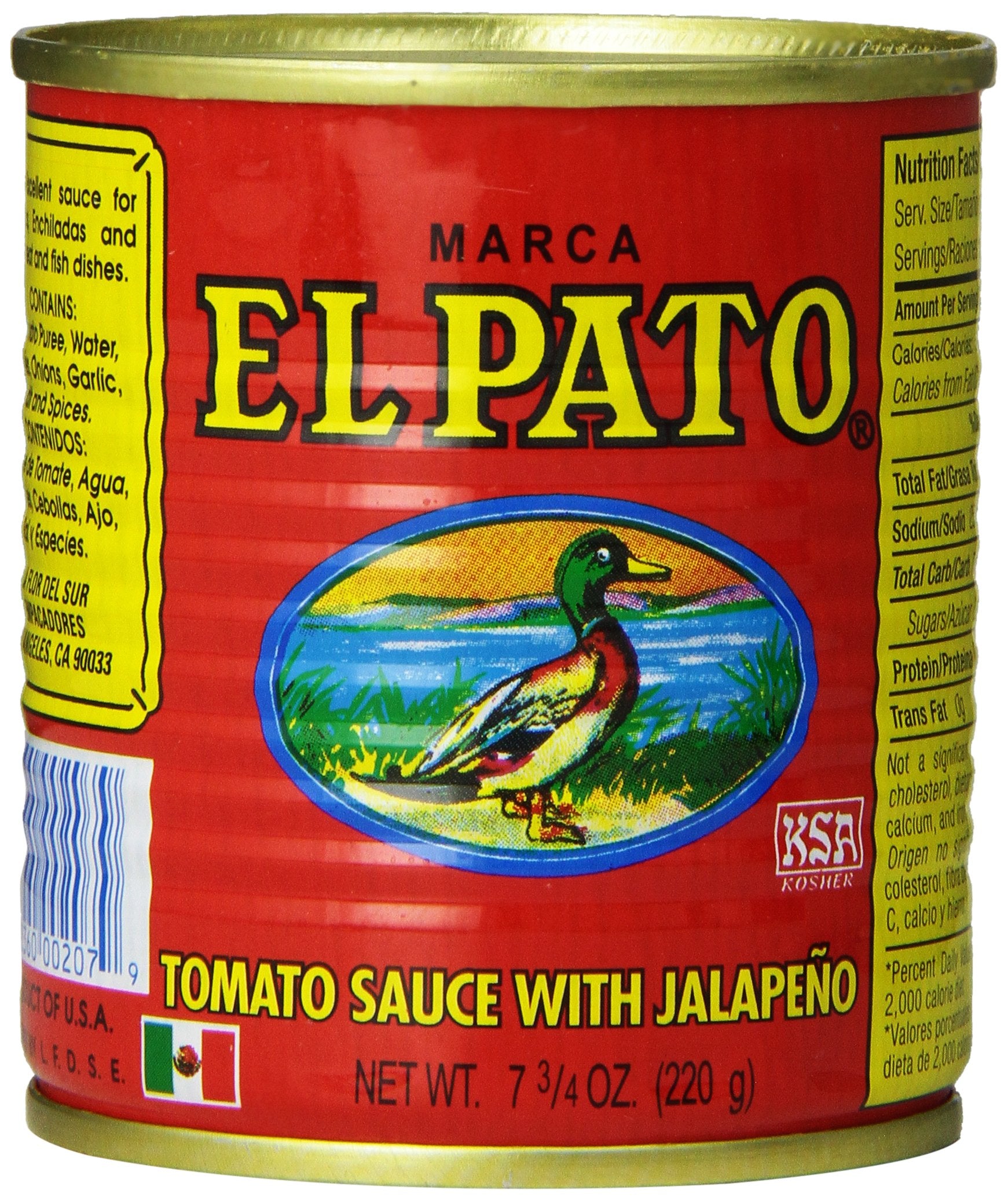 El Pato Tomato Sauce with Jalapeno, 7.75 Ounce (Pack of 24)