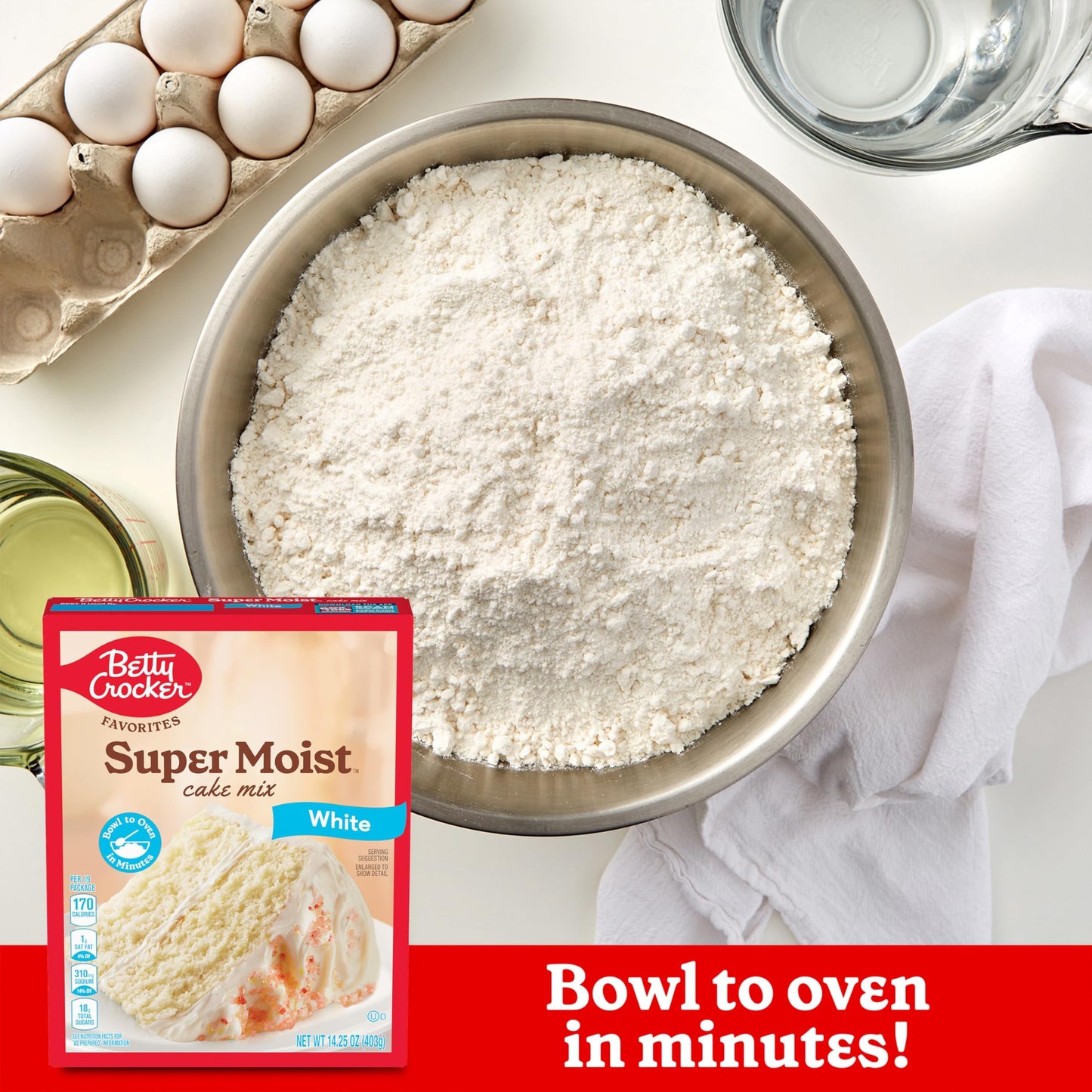 Betty Crocker Favorites Super Moist White Cake Mix (Pack of 2)