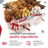 David Cookies Gift Basket for Families - Large Crate Assorted Cookies and Brownies for Snack and Sharing - Deliciously Flavored Cookies and Brownies
