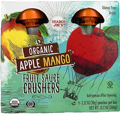 Trader Joe's Organic Apple Mango Fruit Sauce Crushers