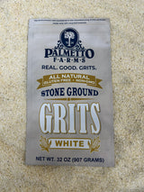 PALMETTO FARMS Stone Ground White Grits, 32 OZ