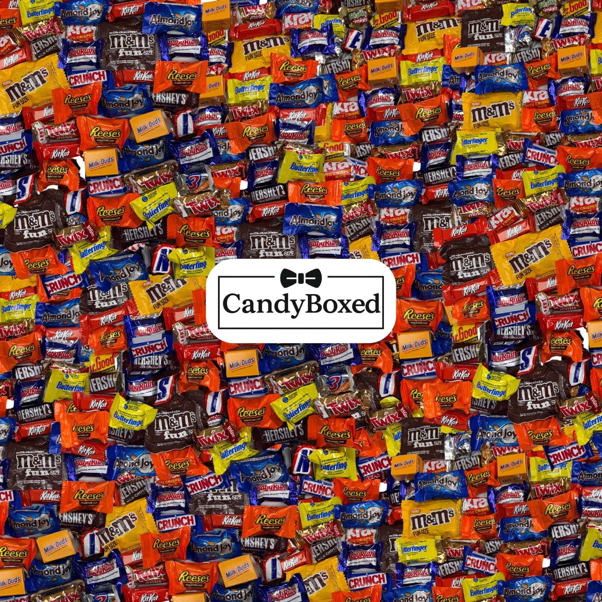 Assorted Chocolate Candy Variety Pack - Milk & Dark Chocolate Mix - Individually Wrapped Bulk Chocolate for Parties, Snacks & Gifting - CandyBoxed (4