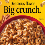 Cheerios Oat Crunch Cinnamon Breakfast Cereal, Made with Whole Grain, Large Size, 18.2 oz