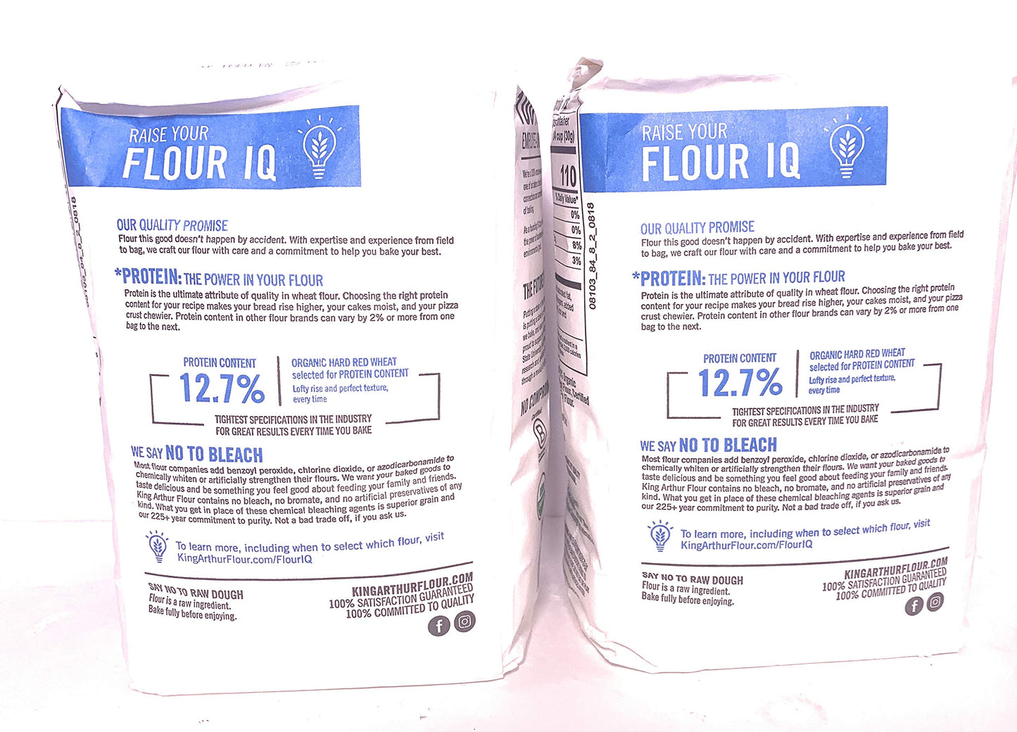 King Arthur Organic Bread Flour 2 lb Bags (2)
