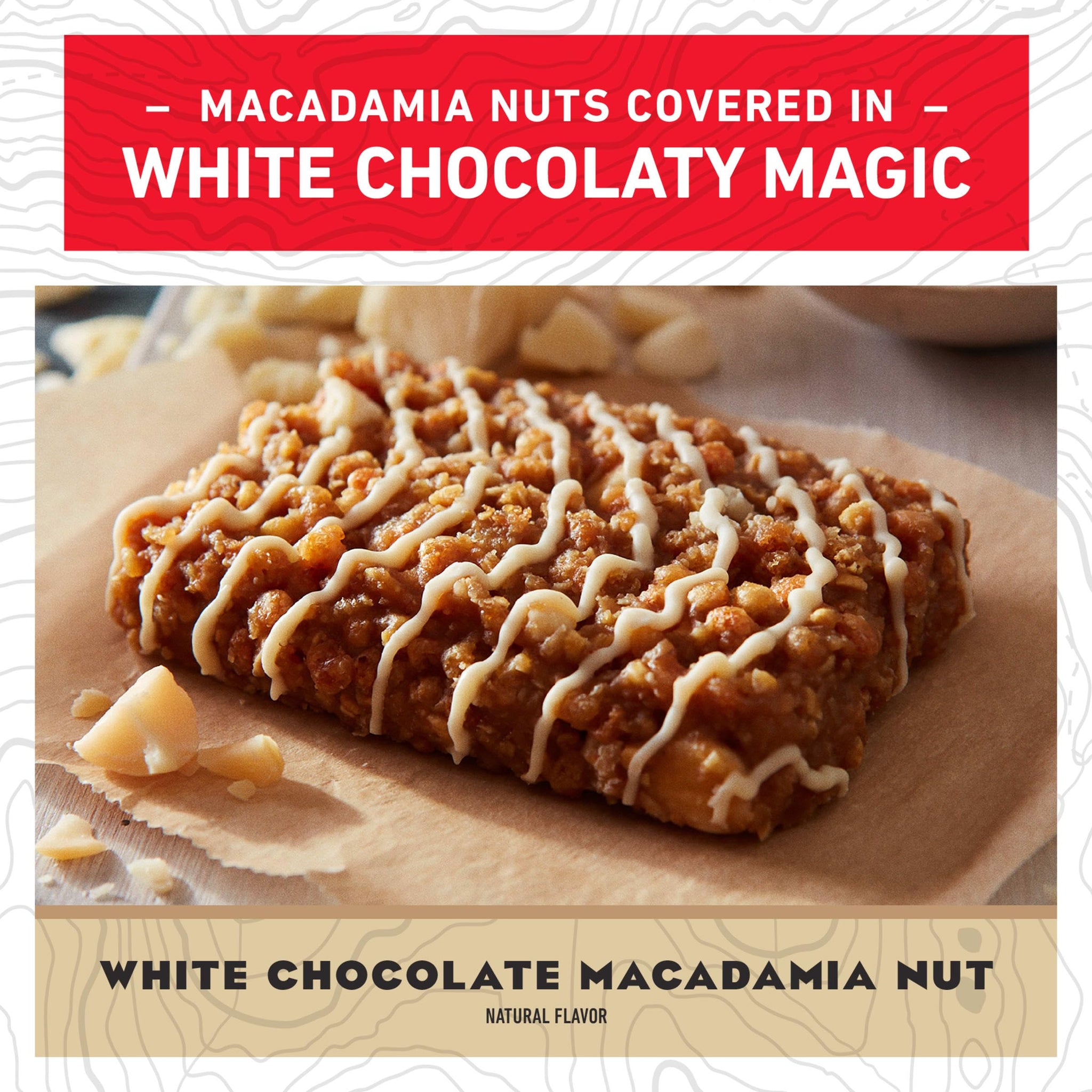 CLIF BAR - White Chocolate Macadamia Nut Flavor - Made with Organic Oats - Energy Bars - Non-GMO - Plant Based Protein Bars (1 Count)