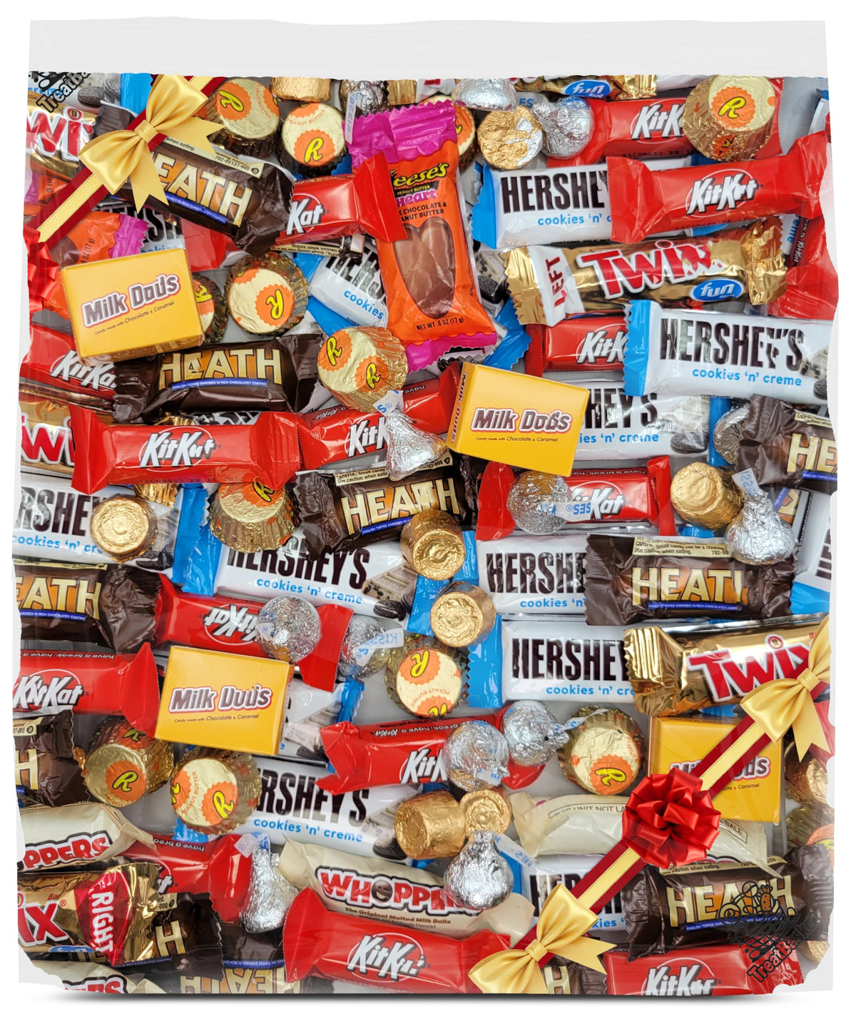Bulk Chocolate Variety Pack 2 lb - Giftable Assorted Fun Size Milk Chocolates, Individually Wrapped Candy Mix for Parties, Office Snacks & Sharing 2