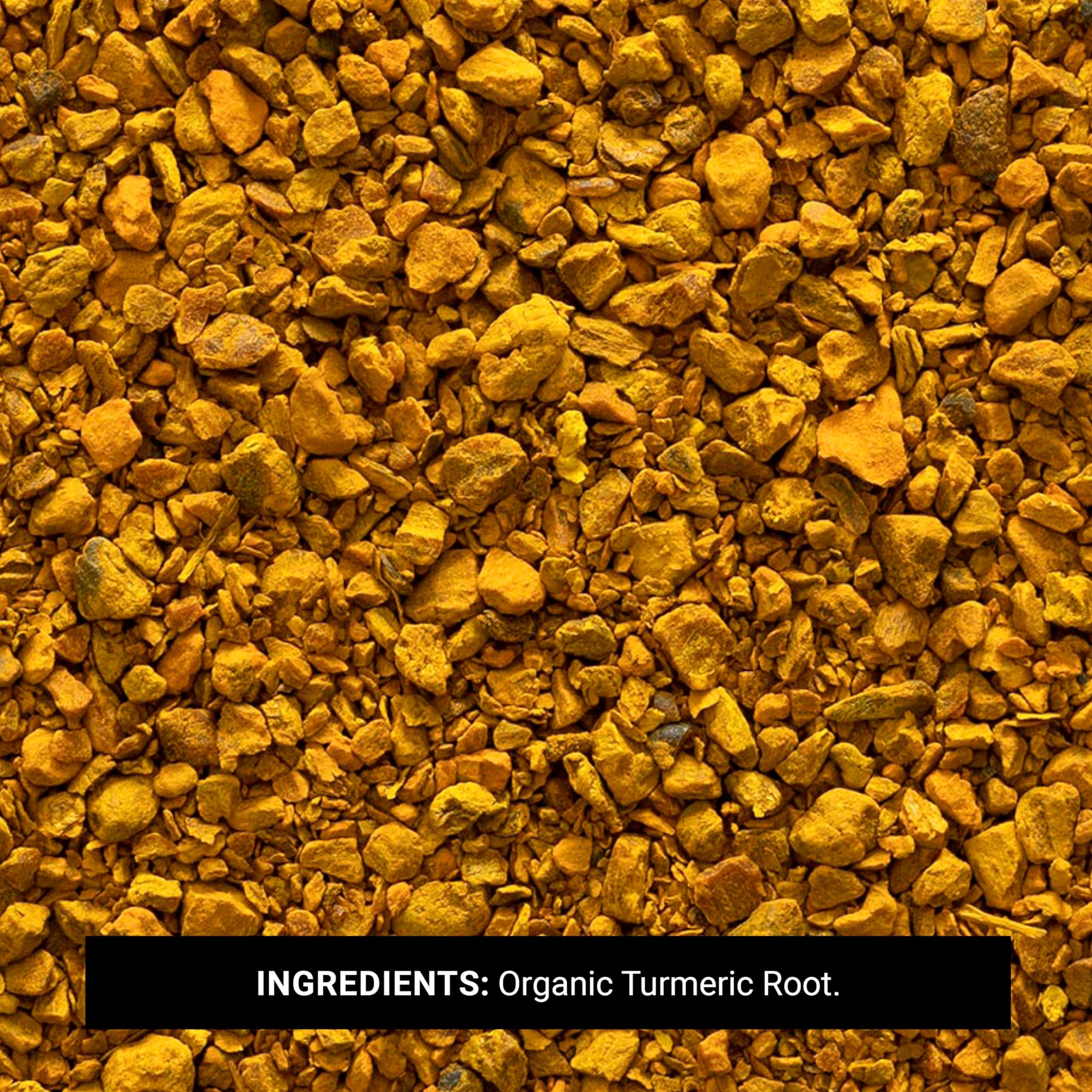 Frontier Organic Tea Bag Cut Turmeric Root, 1-Pound Bulk, Ideal for Iced Tea, Pickling Brines, Hot Tea, Sweet, Warm, Peppery