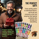 Buffalo Bob's Wild Game Meat Snacks (1oz Stick, 10 Pack) Exotic Variety Assortment Sampler, Gift for Men/Dad, Stocking Stuffer, Adventure Enthusiast