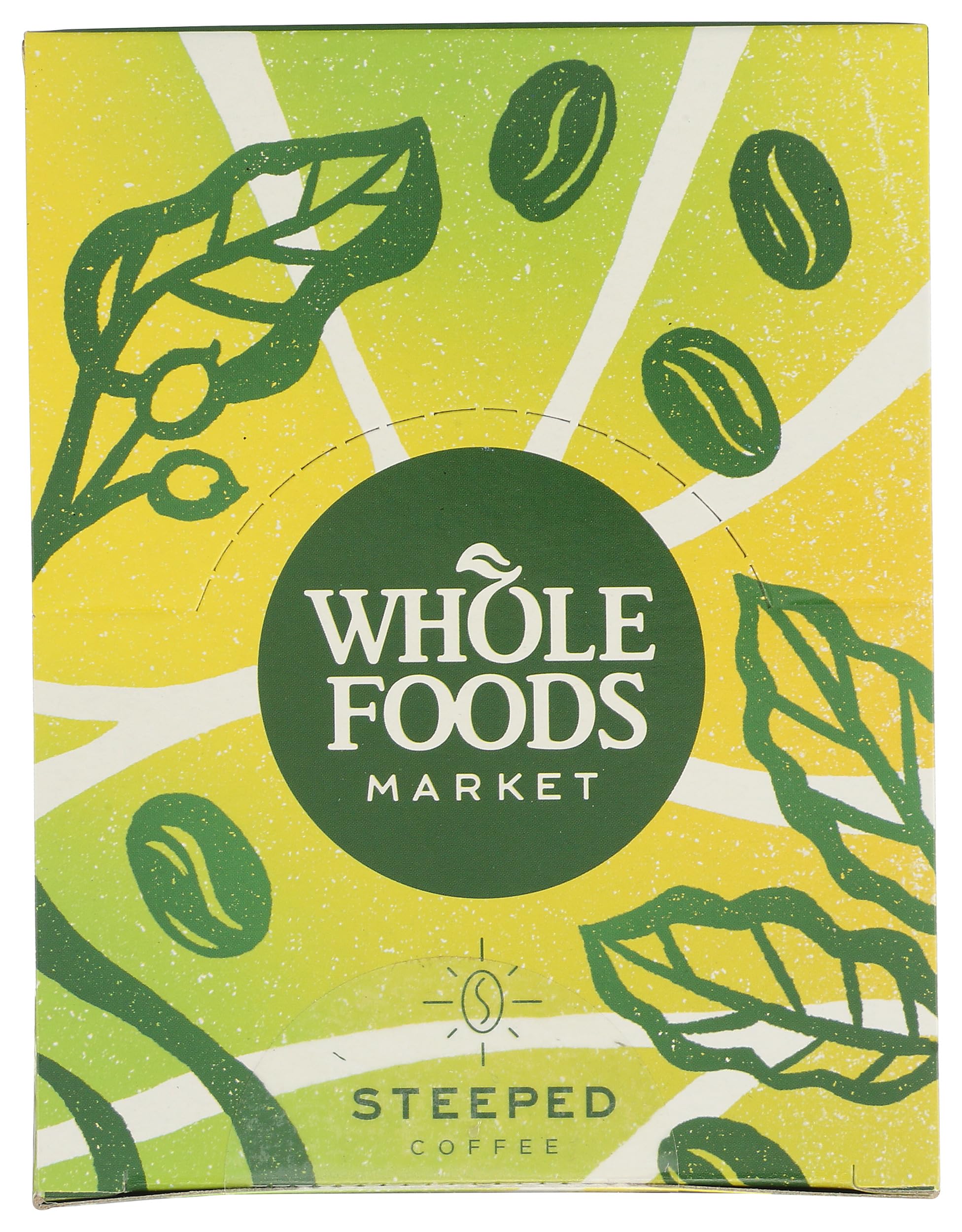 Whole Foods Market, Organic Steeped Coffee, Medium Roast, Notes of Mandarin & Honeysuckle, Single Serve Bags, 10 Count