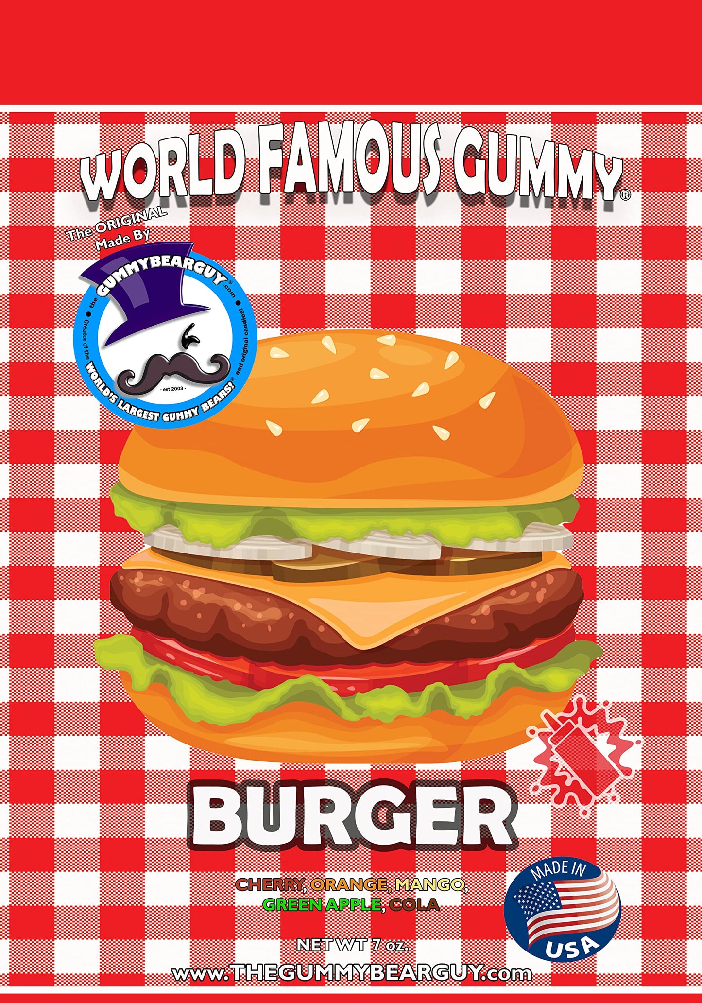 The Gummy Bear Guy | World Famous Gummy Bears (TM) | Gummy Cheeseburger
