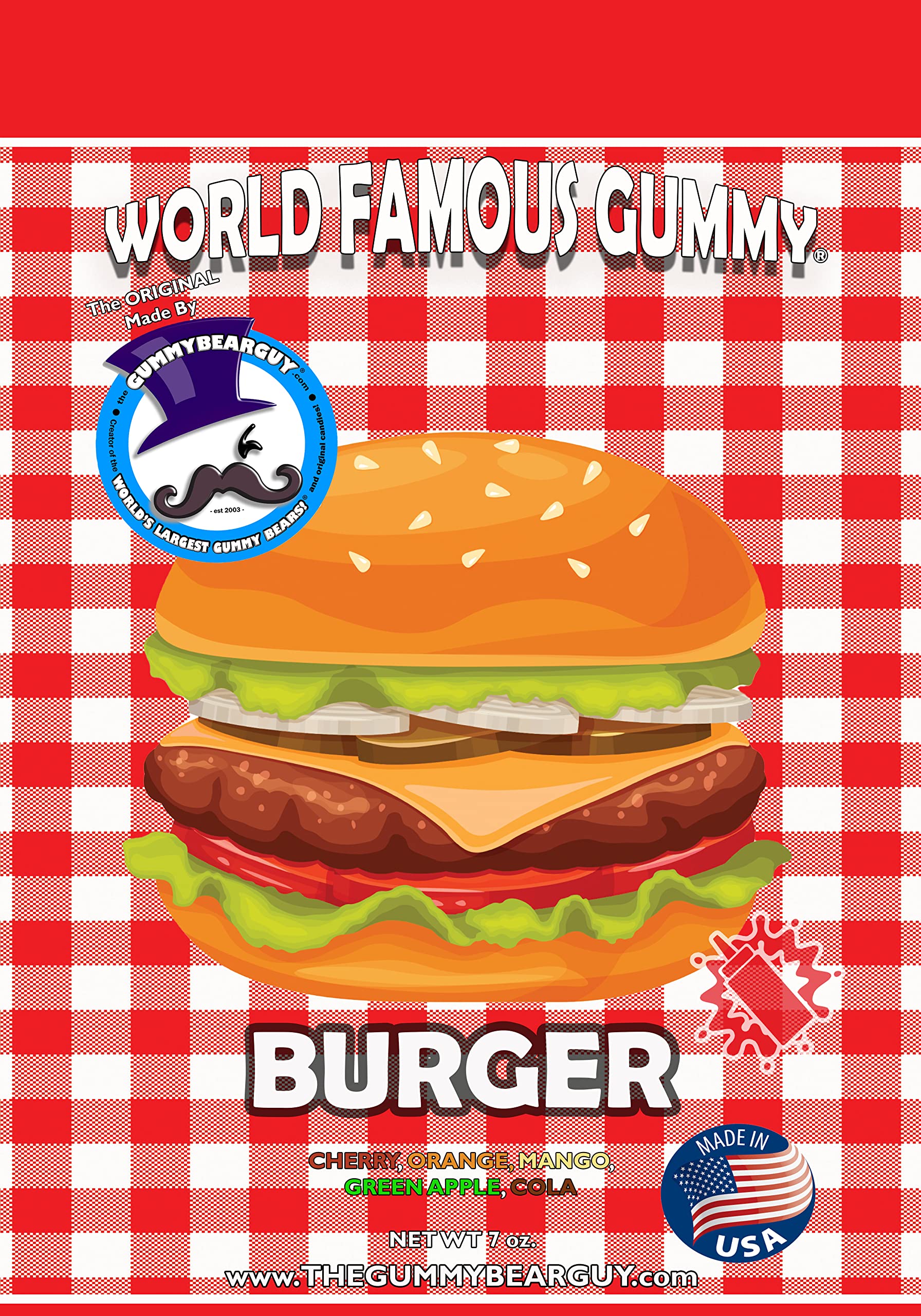 The Gummy Bear Guy | World Famous Gummy Bears (TM) | Gummy Cheeseburger