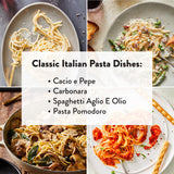 DeLallo Gluten Free Spaghetti Pasta, 12 Ounce Bag, 8 Pack, Non-GMO, Made with Corn and Rice Flour, Vegan