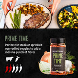 Spice Guru Prime Time BBQ Rub - Gifts for Men Who Cook, Gifts for Dad, Men Gifts, Dad Birthday Gift - Spices and Seasonings Sets - Steak Seasoning