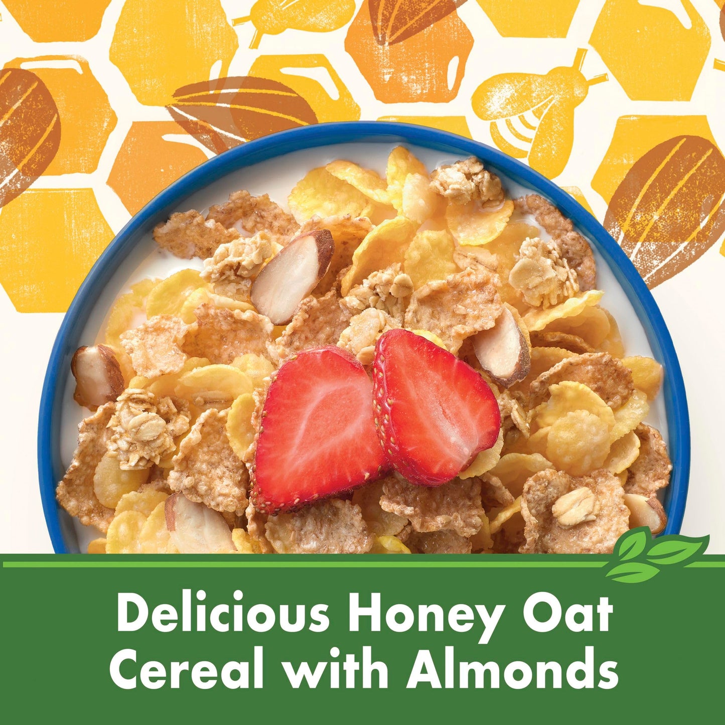Cascadian Farm, Cereal Honey Almond Crunch Organic, 14.4 Ounce