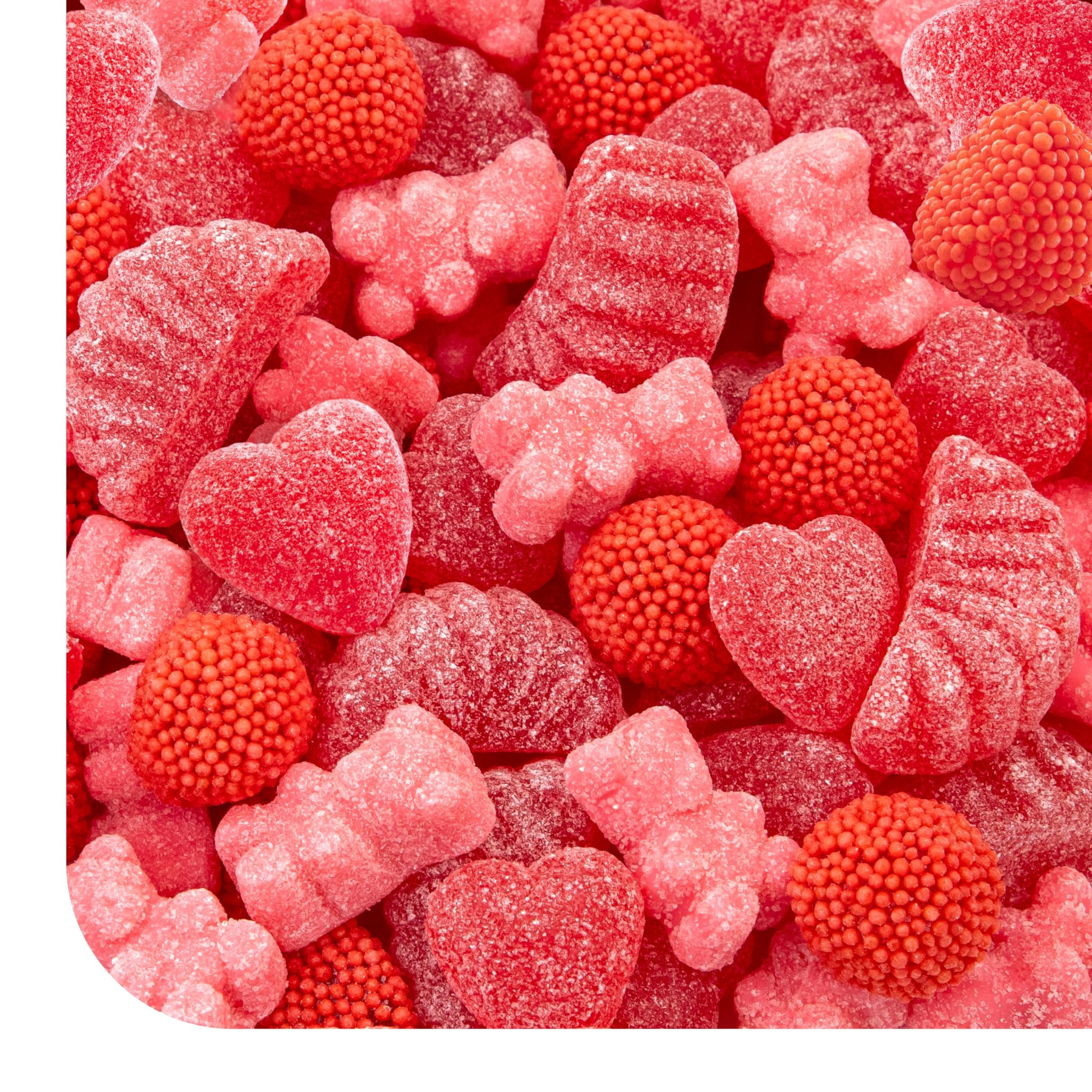 Gummy Candy Mix - 2 Pound Pack - Mother's Day Candy Assortment - Tutti-Frutti Gummi Bears, Cherry Slices, Strawberry Gummy Berries, Cherry Hearts