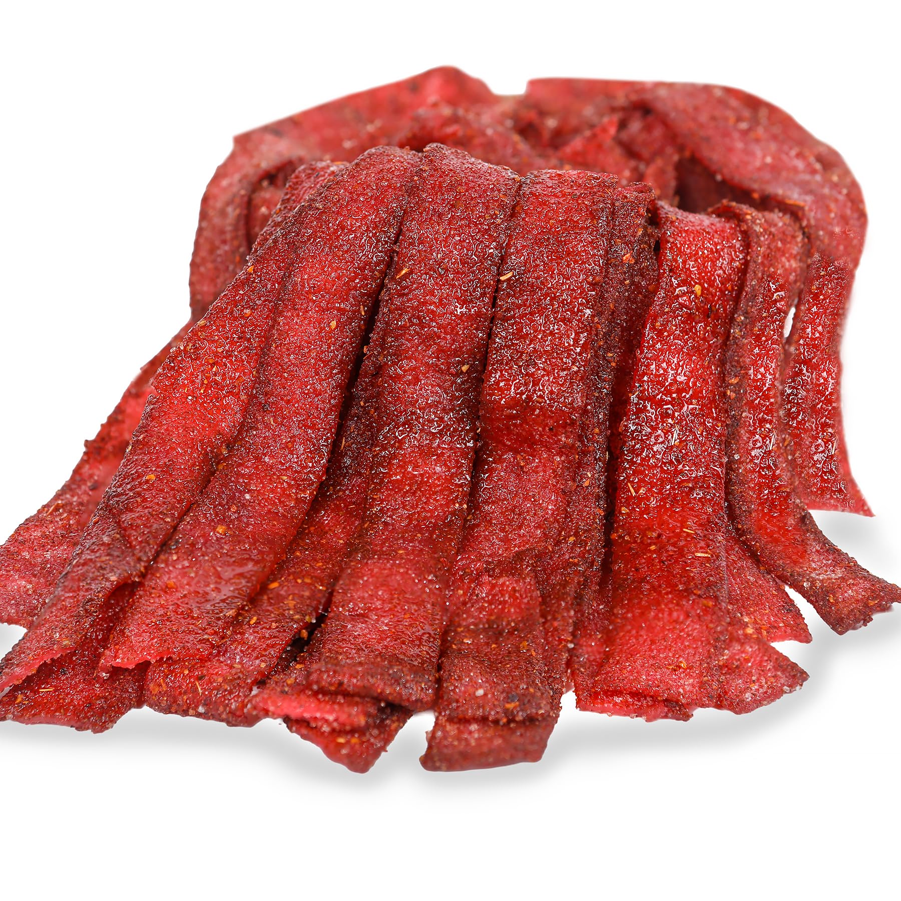 Velvet Sales, Spicy Sweet and Sour Gummy Belts 1 pound, Resealable Bags, (Strawberry)