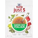 McCormick Just 5 Simple Ingredients Garden Herb Italian Dressing & Seasoning Mix, 1 oz