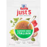 McCormick Just 5 Simple Ingredients Garden Herb Italian Dressing & Seasoning Mix, 1 oz