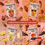 Henrietta Said Wing-Flavored Peanuts - Variety Pack - Truly Good Foods Shelled Snacking Nuts - Bold Flavors - Savory & Spicy - Jumbo Flavored Peanuts