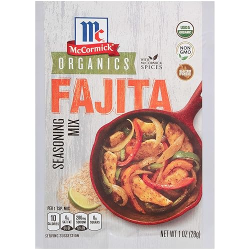 McCormick Organics Fajita Seasoning Mix, 1 oz