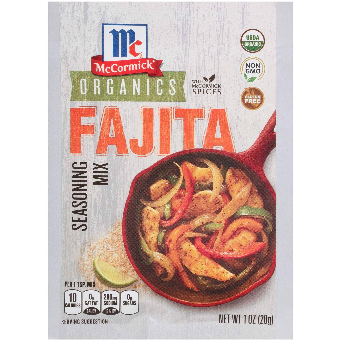 McCormick Organics Fajita Seasoning Mix, 1 oz