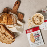KneadAce Sourdough Starter Culture - Fast-Activating Natural Wild Yeast for Homemade Bread - Dehydrated Sourdough Starter for Baking Artisan Loaves