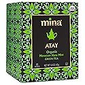 Mina Atay Moroccan Nana Mint Organic Green Tea, 15 Biodegradable Sachets - Refreshing Moroccan Mint Green Tea Bags, Moroccan Mint Tea Bags, Low in