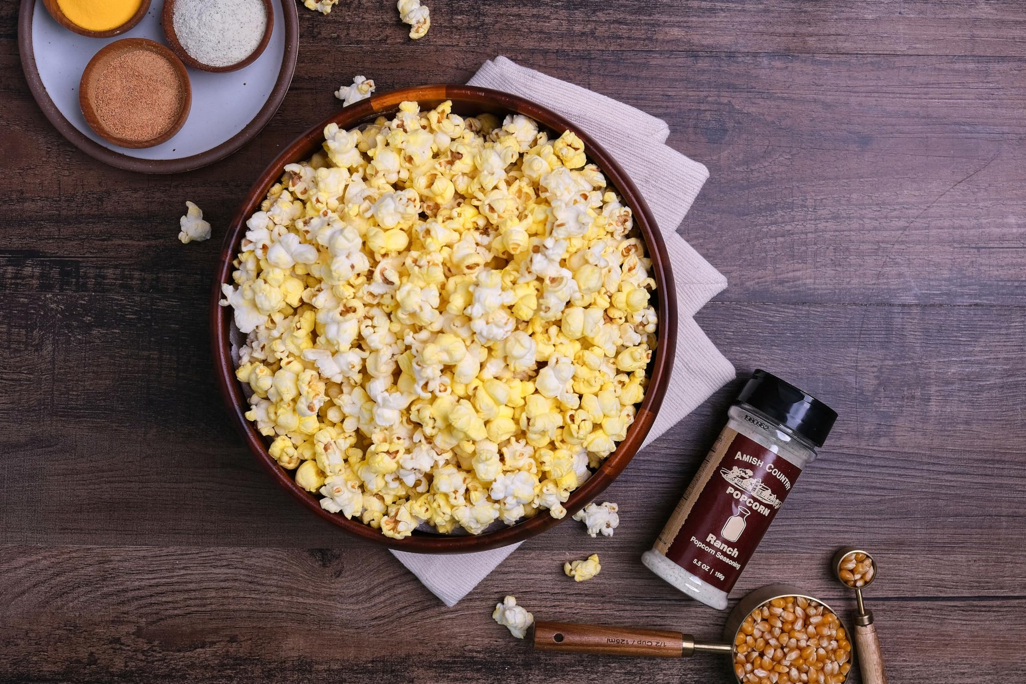 Amish Country Popcorn | Buffalo and Ranch Seasoning Bundle | Old Fashioned, Non-GMO