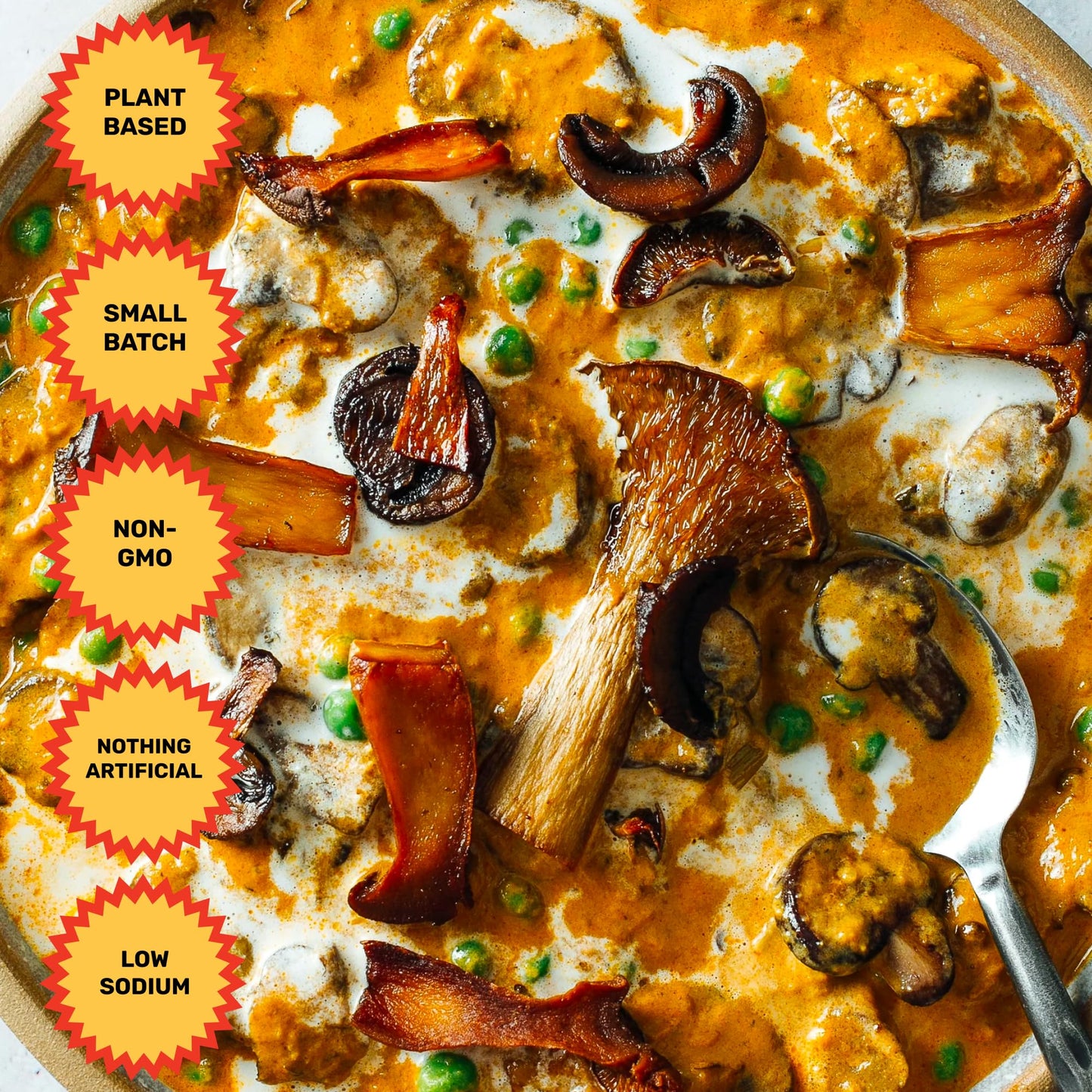 Brooklyn Delhi - Coconut Cashew Korma - Indian Simmer Sauce with Cashew Cream and Warming Spices - Mild Enough for a Kid, Flavorful for a Foodie