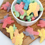 Sour Neon Gummy Spiders Two Toned Colors, 1 Pound Bulk Bag, Halloween Gummy Candy, Halloween Sour Candy, Gummies