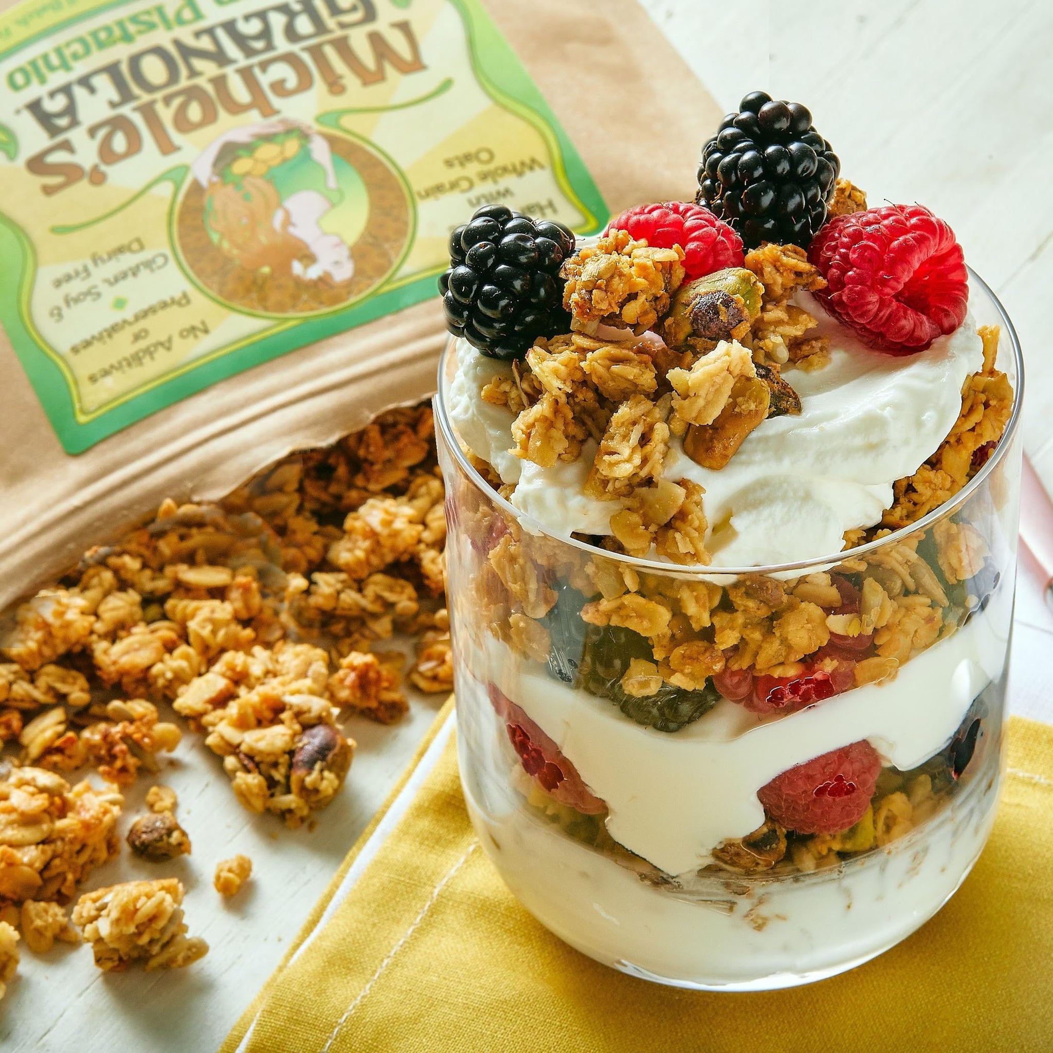 Lemon Pistachio Granola