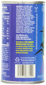 Nutrament Energy and Fitness Drink, Vanilla, 12 Ounce Cans (Pack of 12)