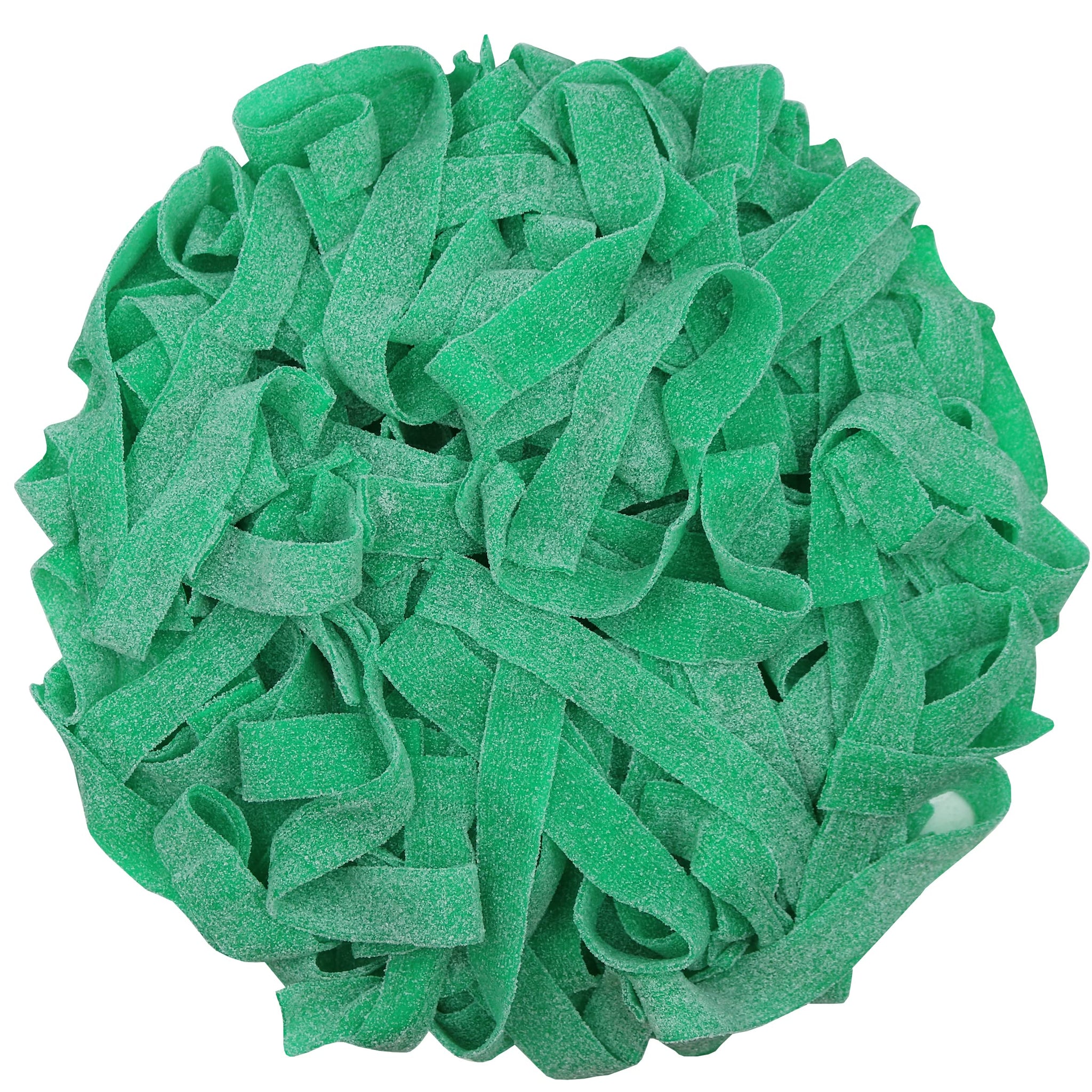 Variety Color Sour Gummy Belts (Green Apple, 1 LB)