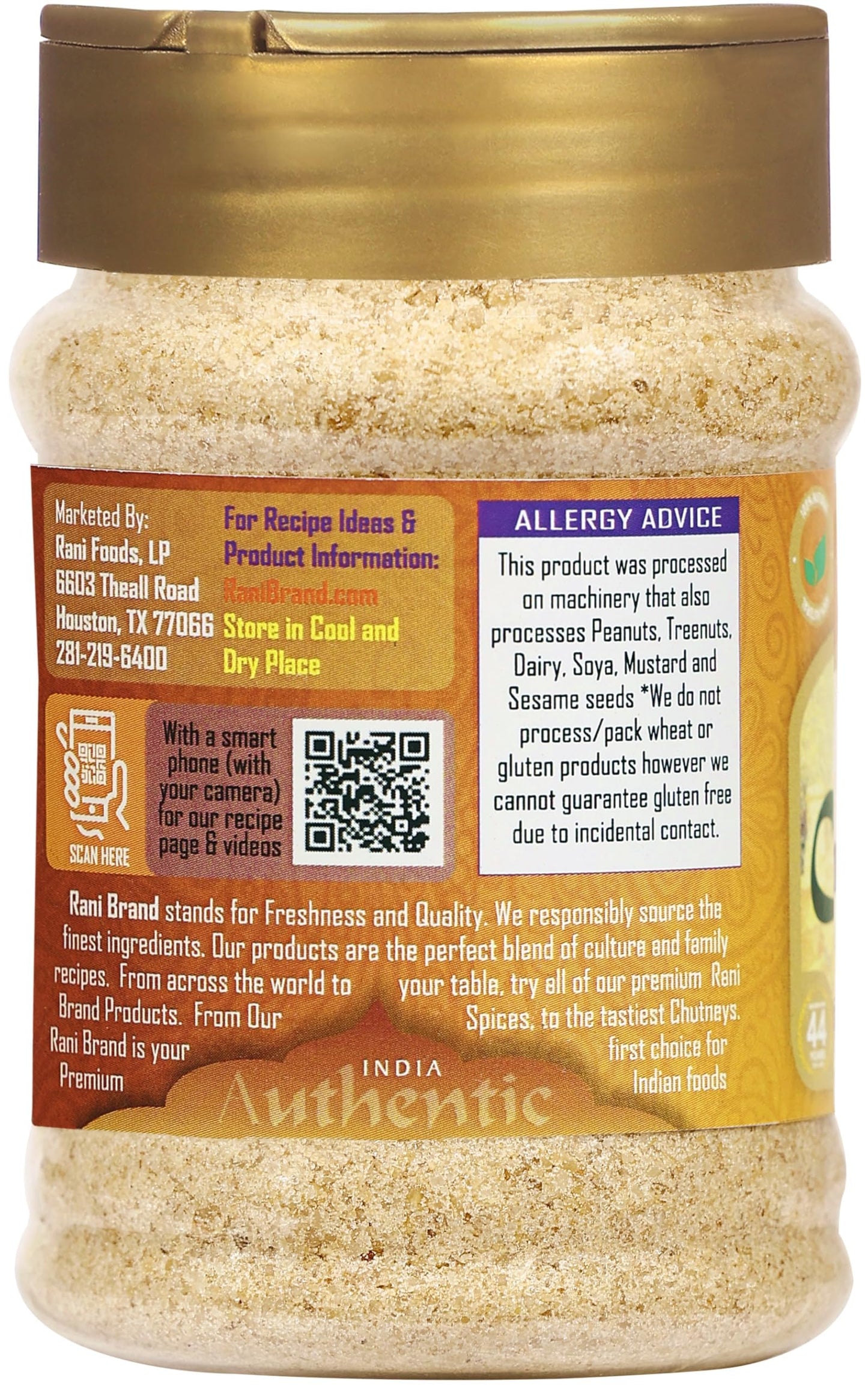 Rani Asafetida (Hing) Ground 3.75oz (106g) PET Jar, Pack of 12 ~ All Natural | Salt Free | Vegan | Non-GMO | Kosher | Asafoetida Indian Spice | Best